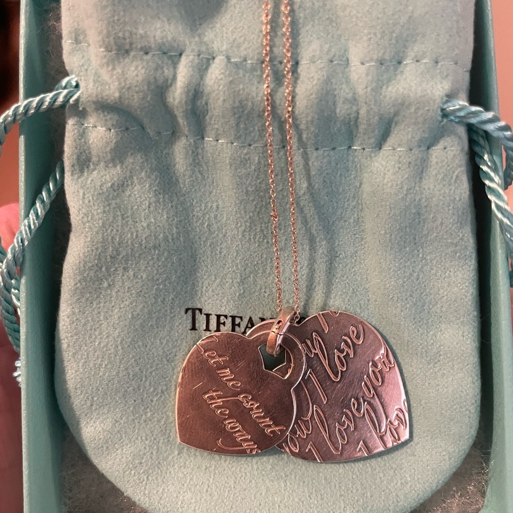 Tiffany & Co I Love You Let Me Count the Ways Necklace